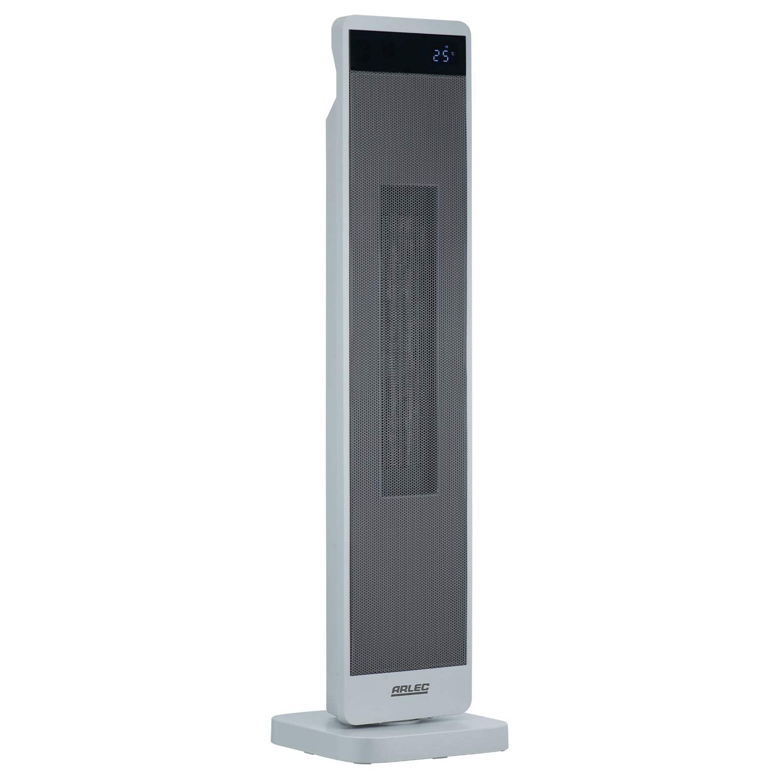 arlec 2400w smart tower heater – space-saving tower heater; grid connect room heater; remote control electric heater