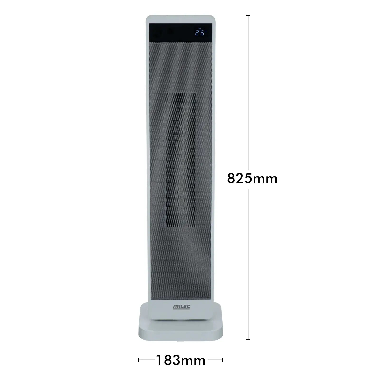 arlec 2400w smart tower heater – space-saving tower heater; grid connect room heater; remote control electric heater