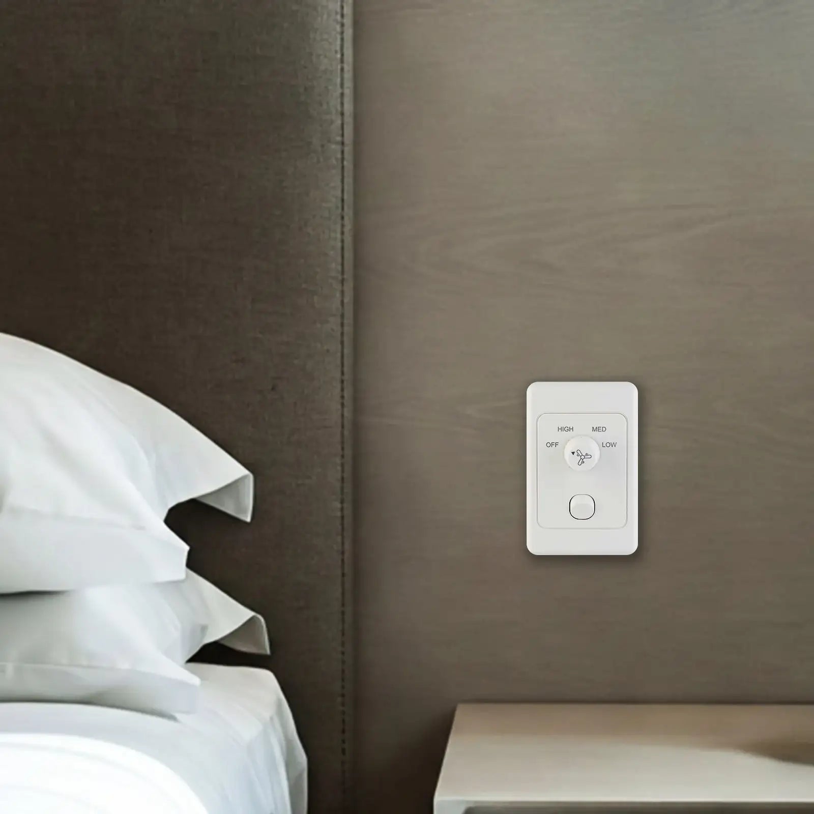 Arlec Wall Fan Controller Knob – 4 Pack Replacement Kit for Wall-Mounted Fans