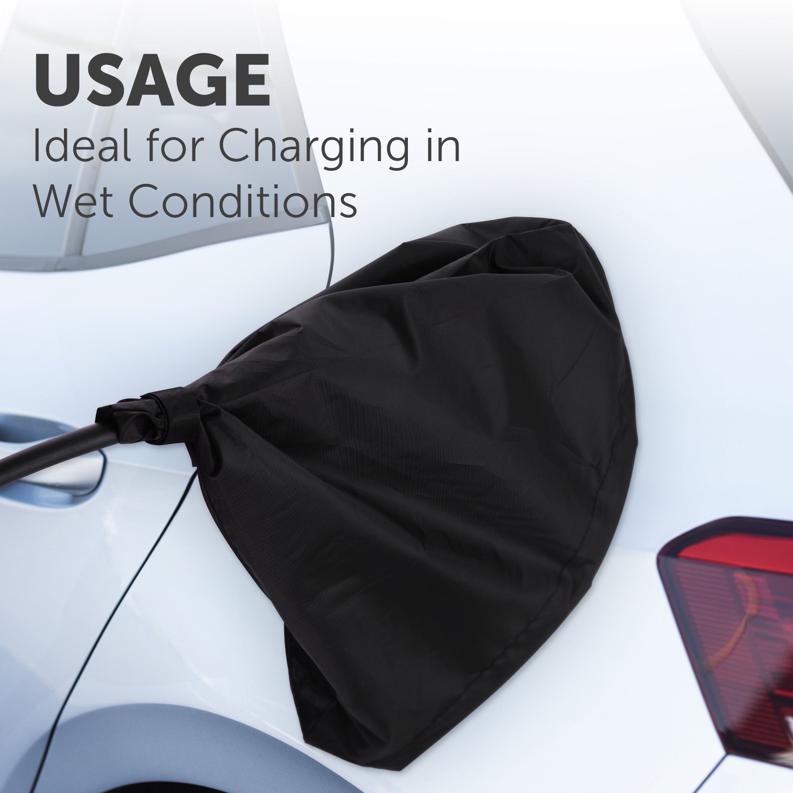 Waterproof EV Charge Port Protector by Arlec, outdoor electric vehicle charging port weather cover