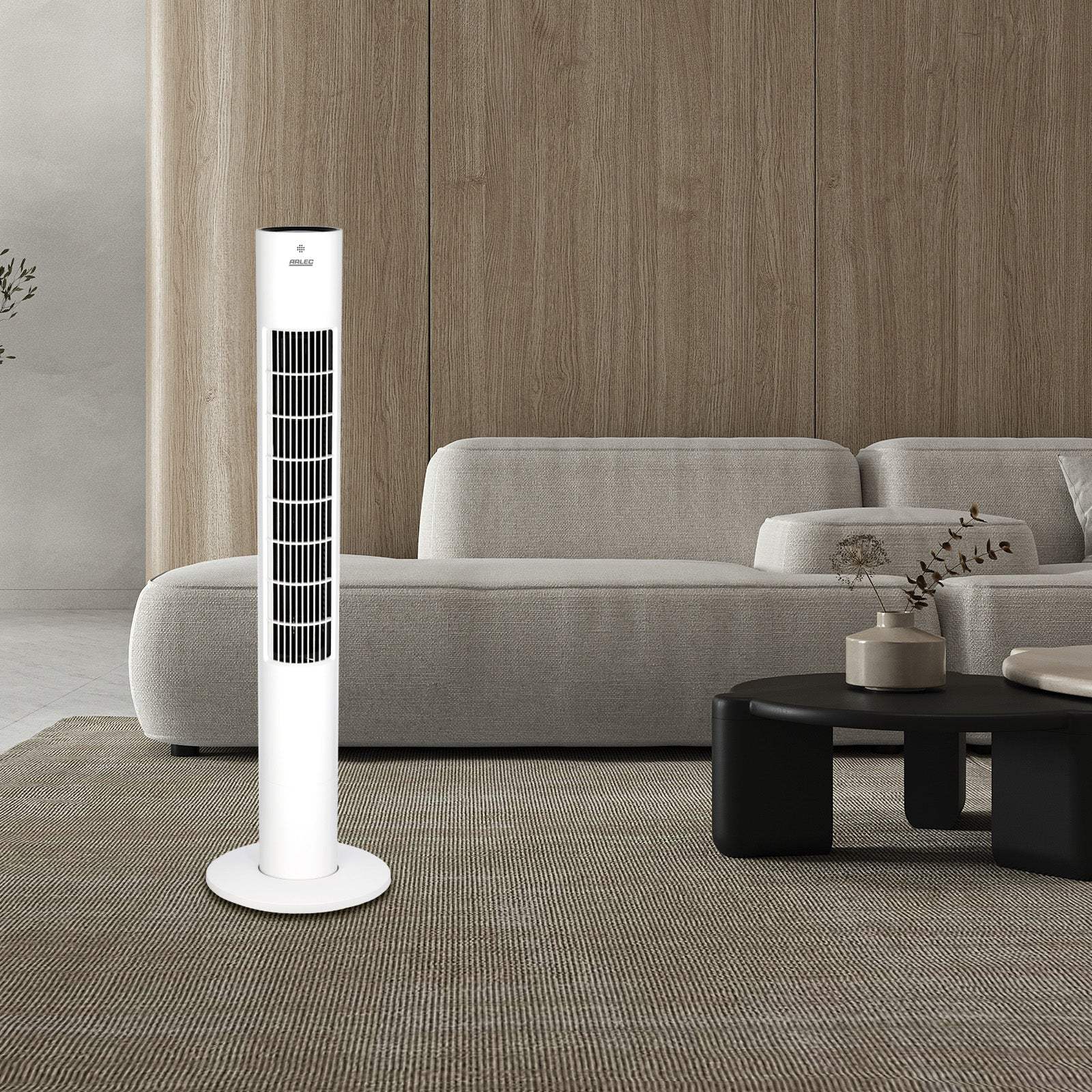Arlec 110cm Tower Fan – Space-Saving Cooling with Multiple Fan Speeds