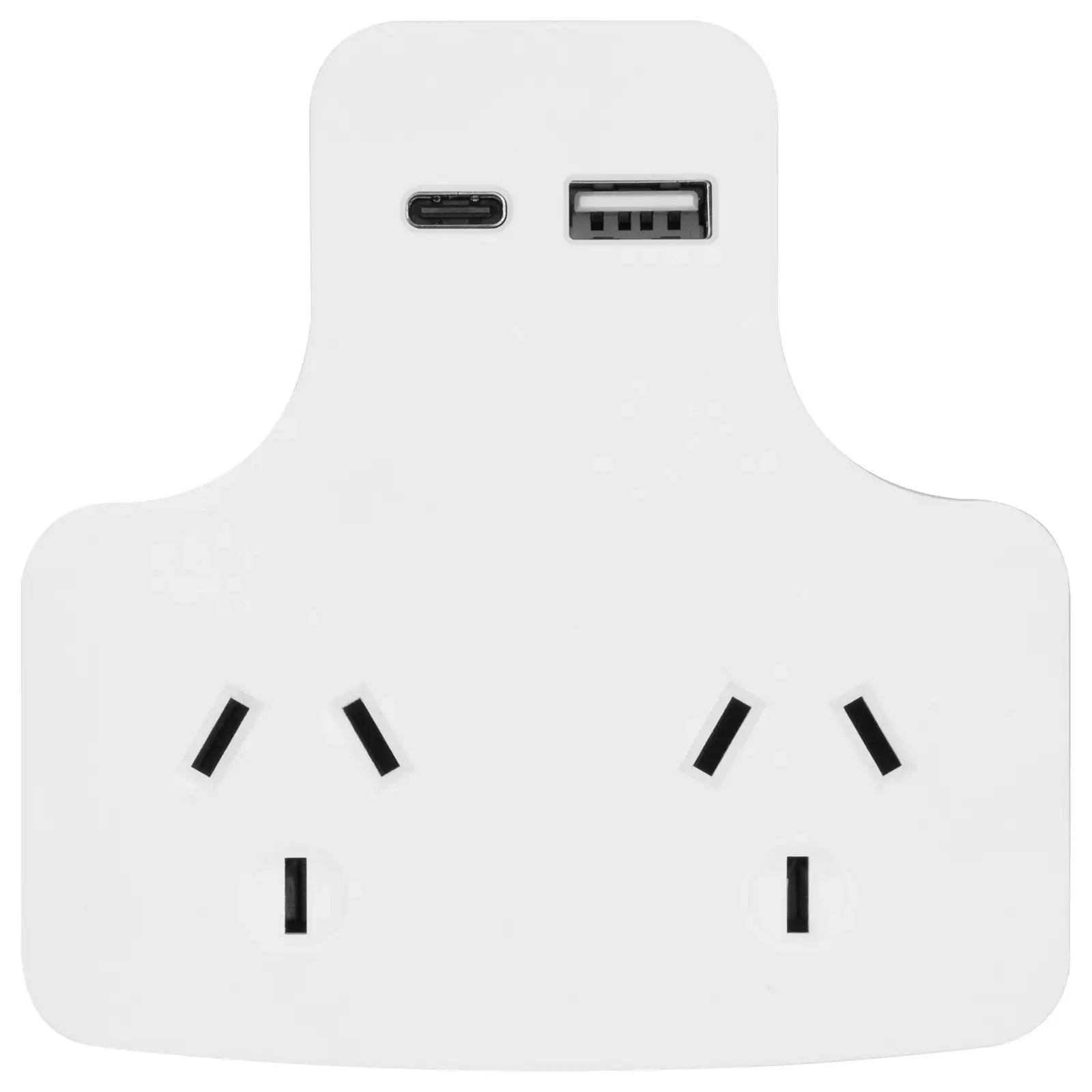 Double power adaptor with dual USB charger – Arlec 3.4A wall plug