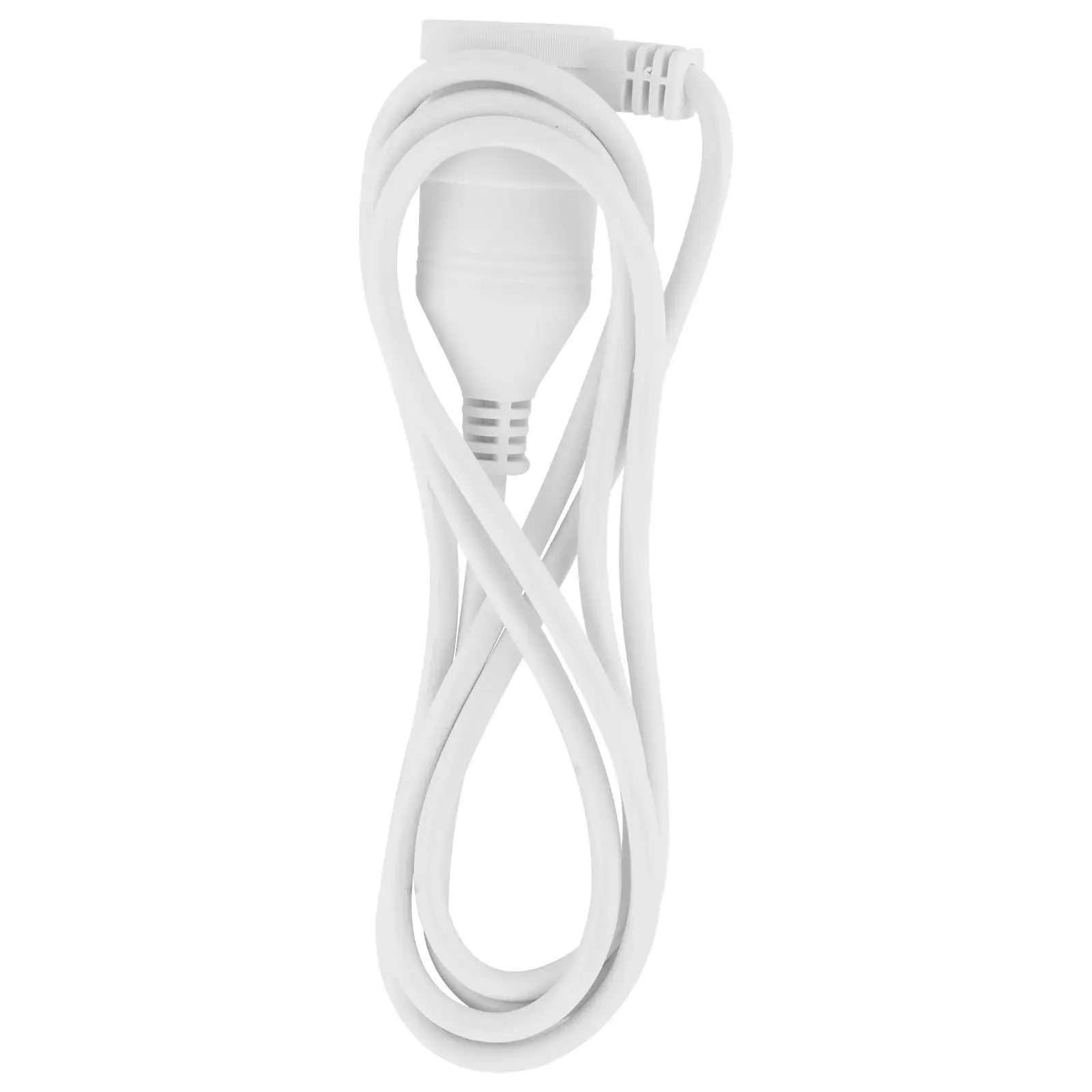 Piggy Back Extension Lead - 2m - short piggyback lead, 2m power cord, compact extension cable