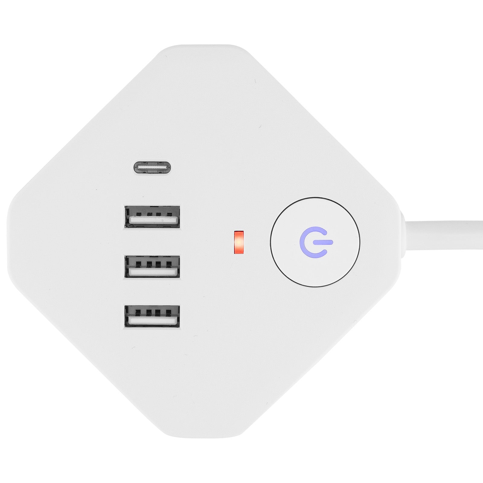 4 outlet power cube with USB 3A+1C – 3.4A – compact USB cube powerboard for fast charging