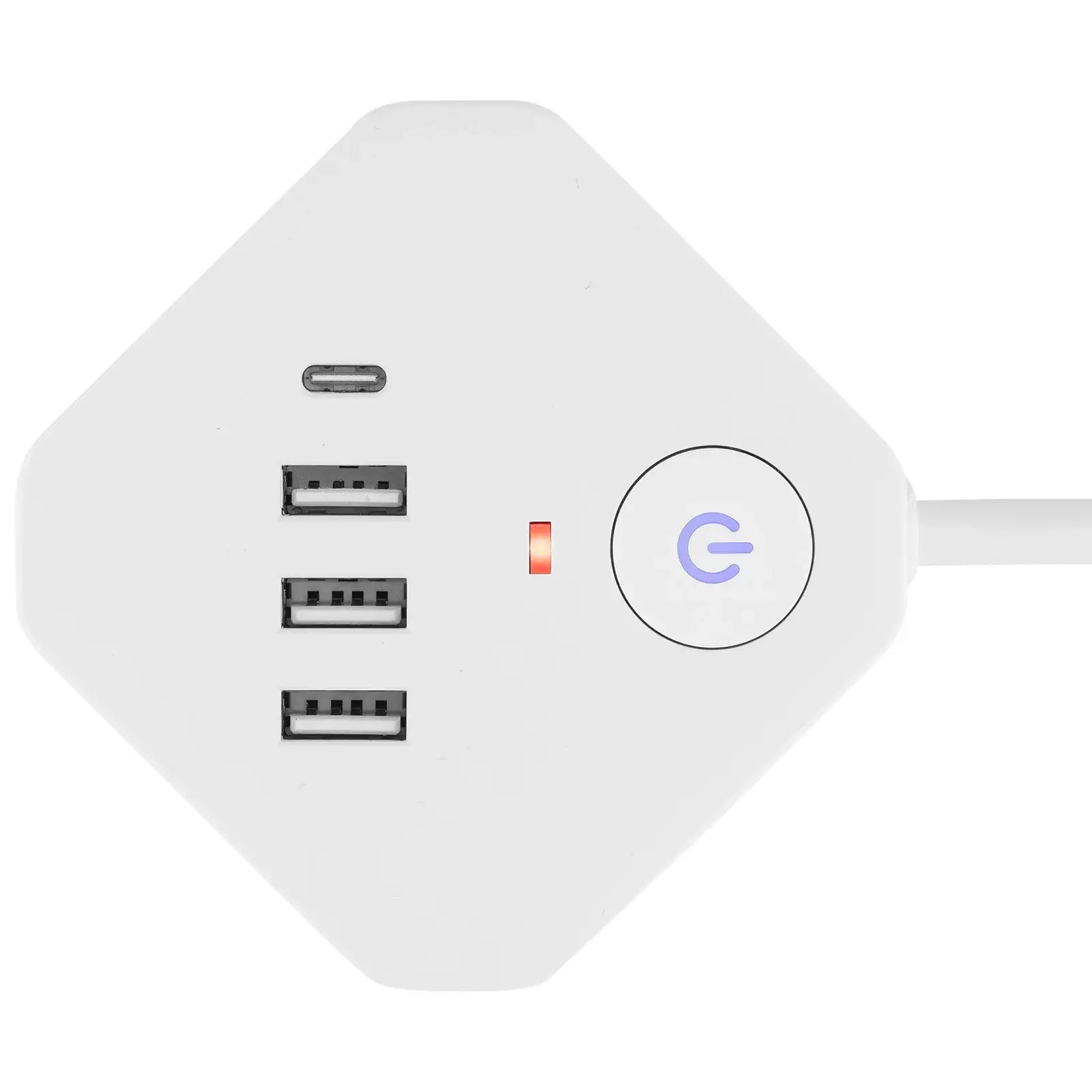 4 outlet power cube with USB 3A+1C – 3.4A – compact USB cube powerboard for fast charging