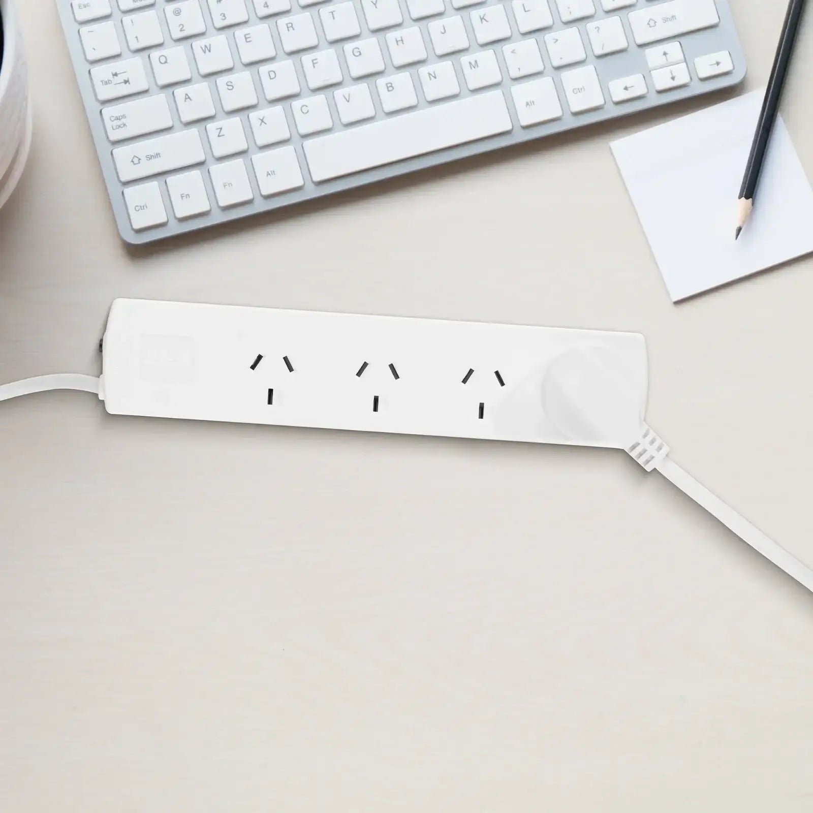 4 Outlet Powerboard – compact 4 outlet extension board