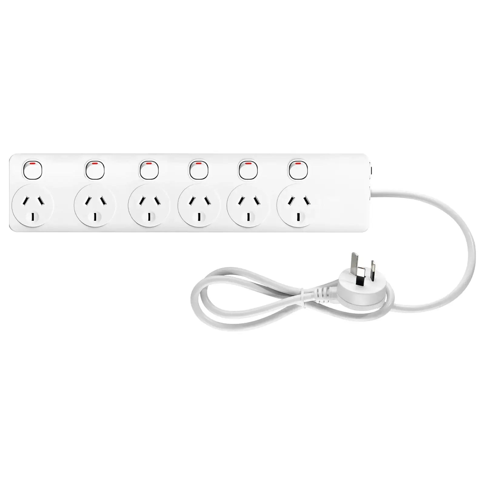 6 outlet 6 switch power board – switch-controlled powerboard for multiple devices