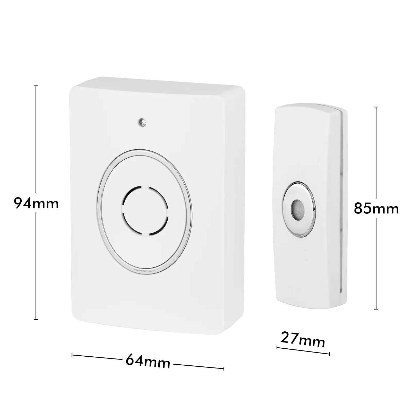 Arlec basic wireless door chime – battery operated entry alert