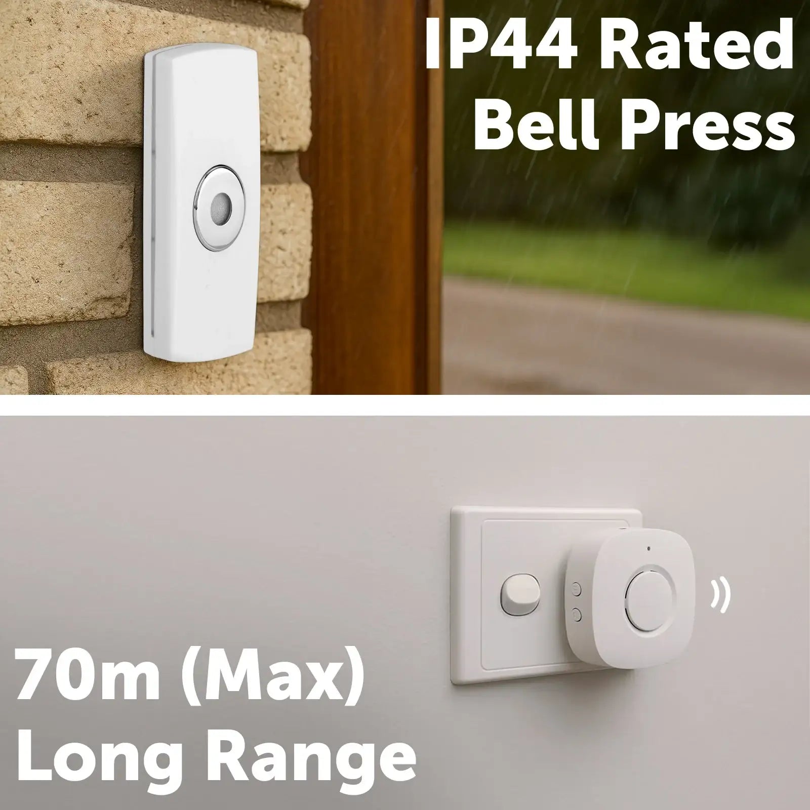 Plug-in wireless door chime – Arlec AC chime for home entry alerts