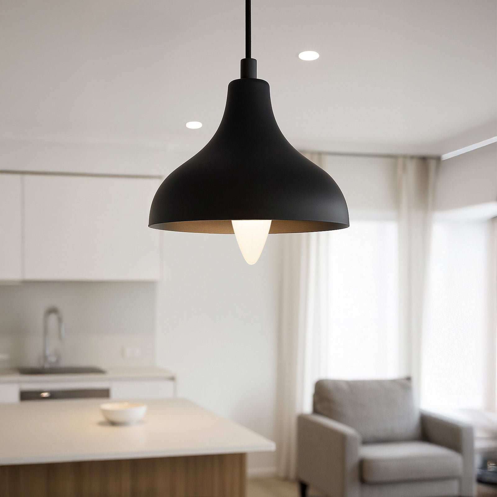 Smart candle LED E14 globe with RGB + CCT adjustment, Grid Connect app, Alexa & Google compatible