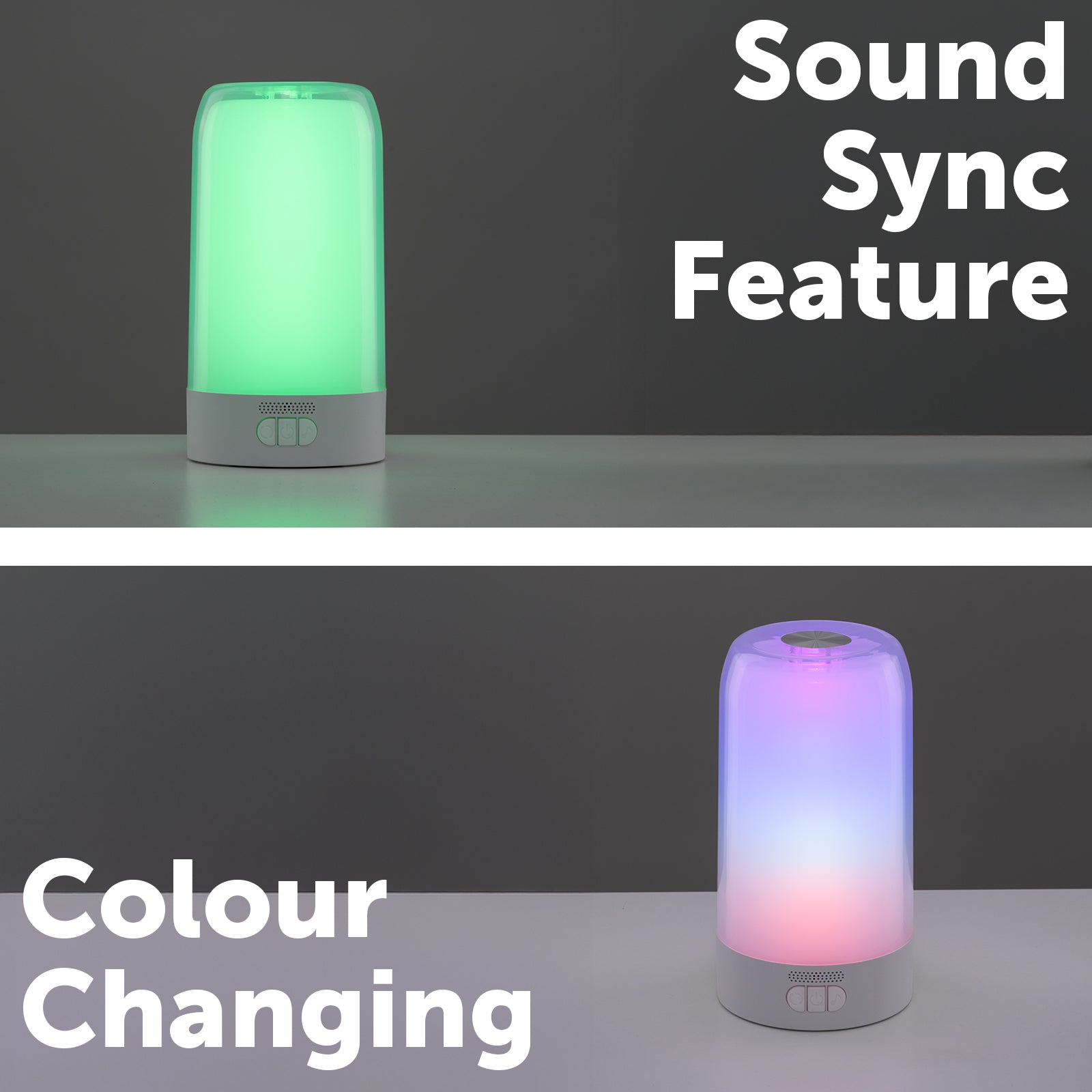 Smart RGB sound sync mood lamp with Grid Connect, Arlec CCT portable light