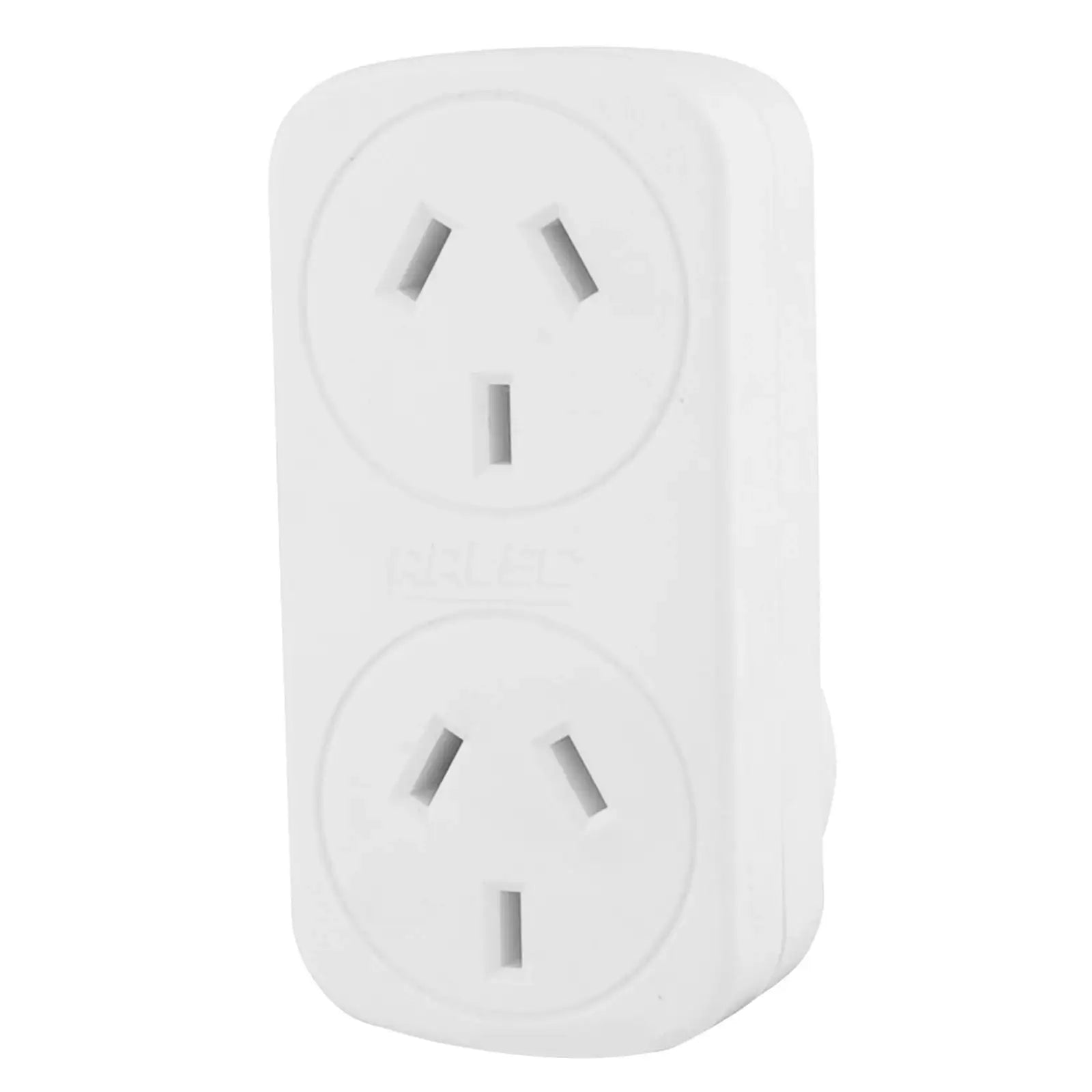 Double power adaptor for two devices – Arlec compact wall plug
