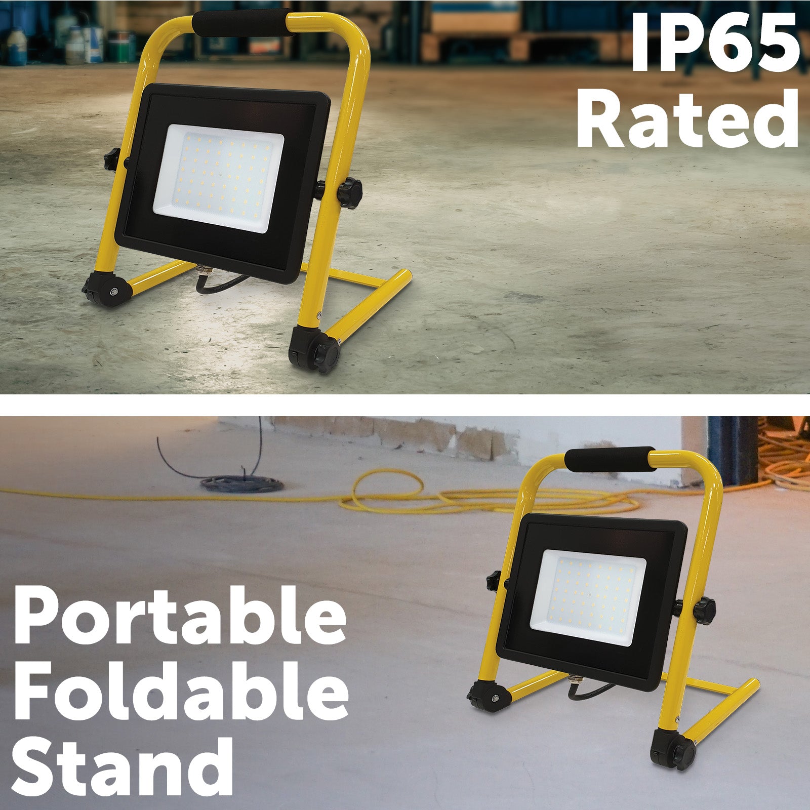 50W professional-grade LED work light, ultra-bright, suitable for workshops and sites