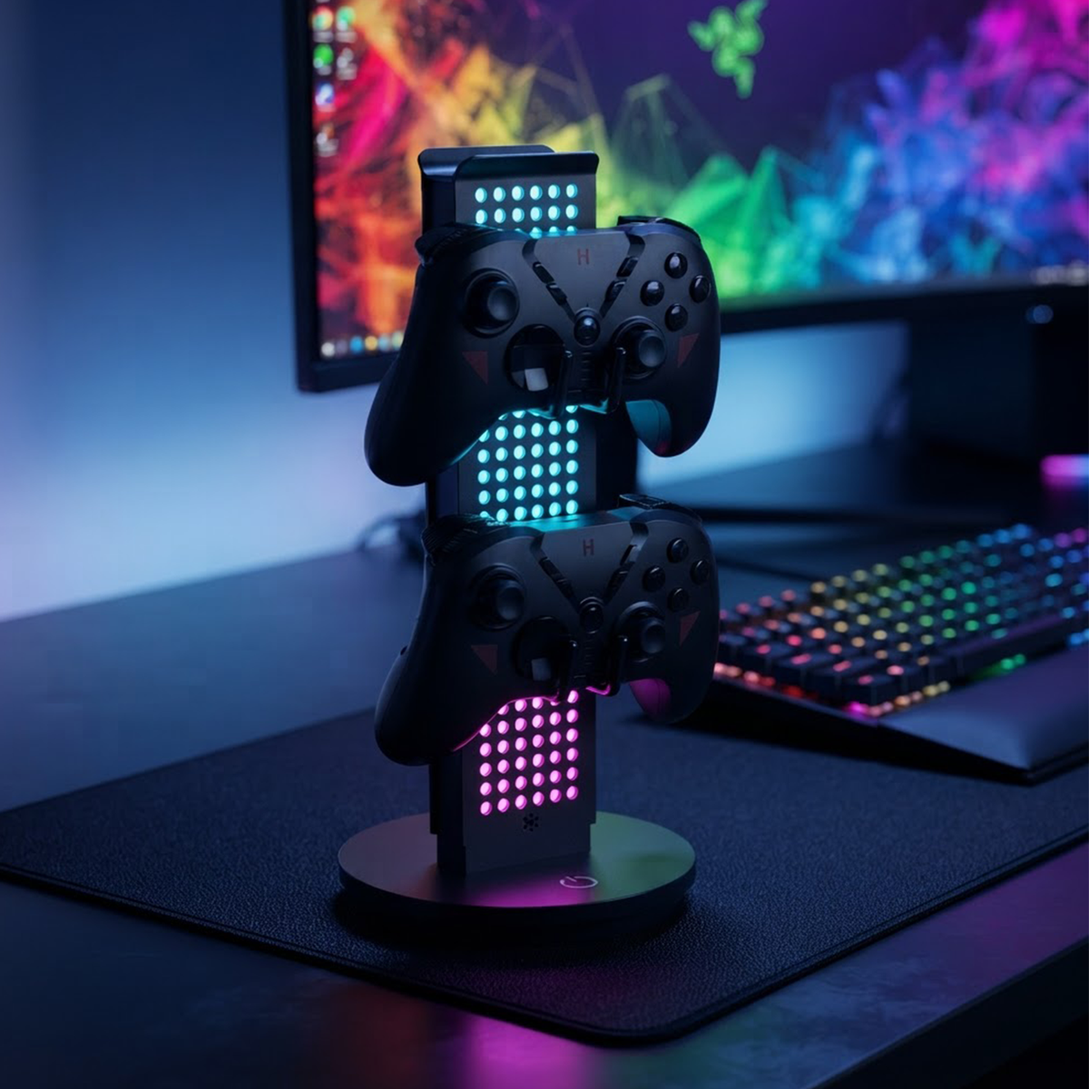 Arlec Grid Connect Smart Pegboard Headphone Stand - Matter Compatible