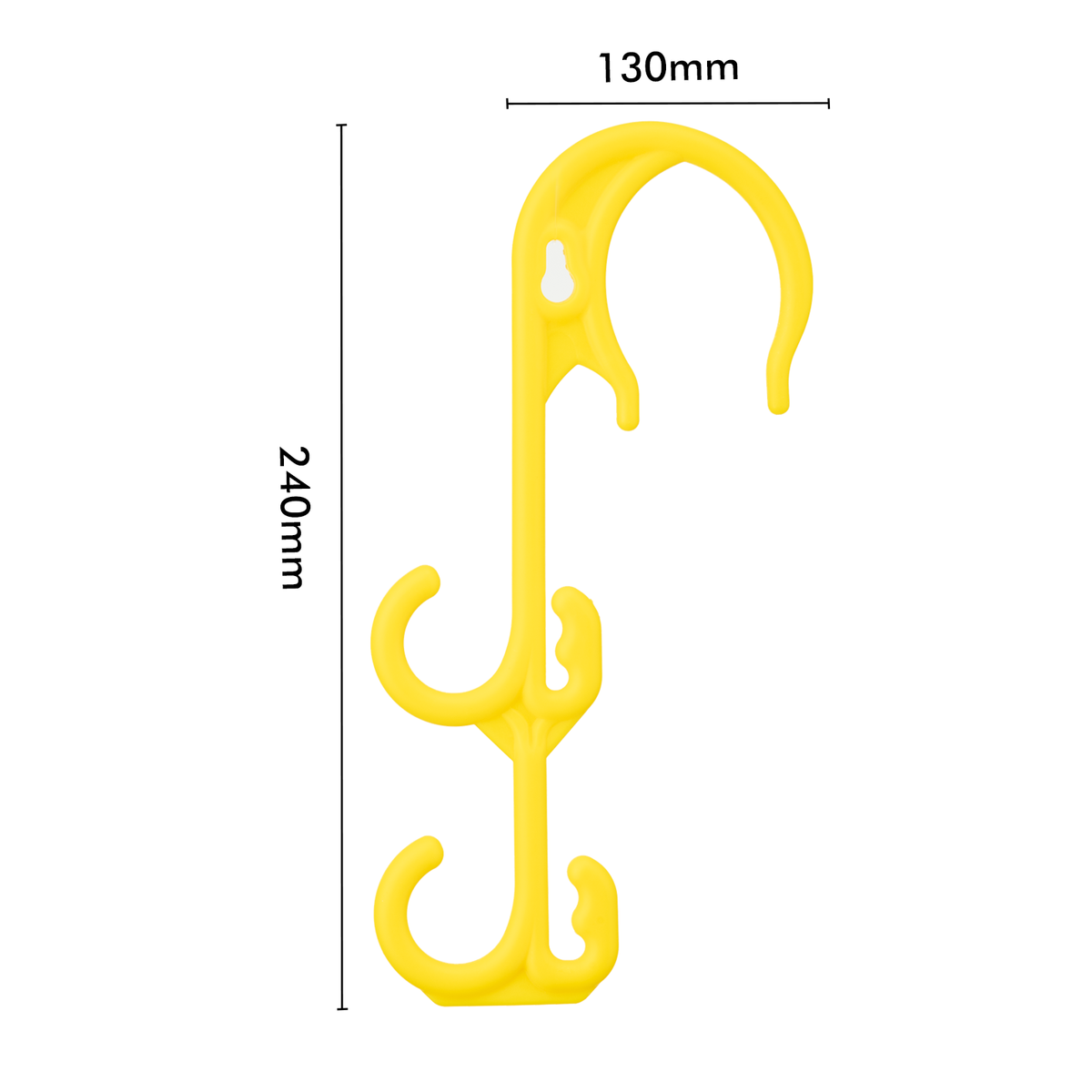 Arlec Extension Lead Hook Yellow - 5 Pack