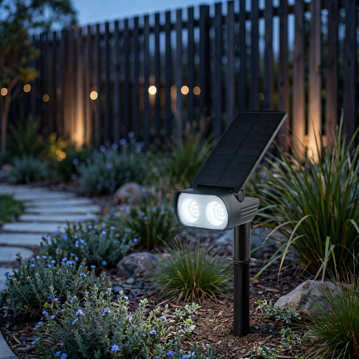 Arlec 300lm Dual Purpose Solar Wall Light and Spotlight