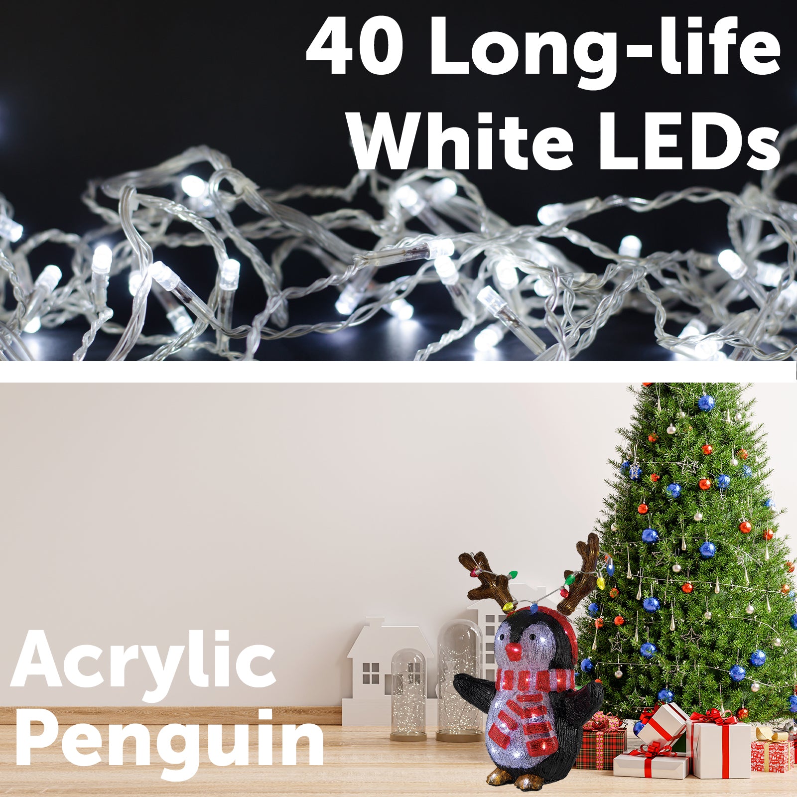 Arlec Low Voltage LED Acrylic Penguin