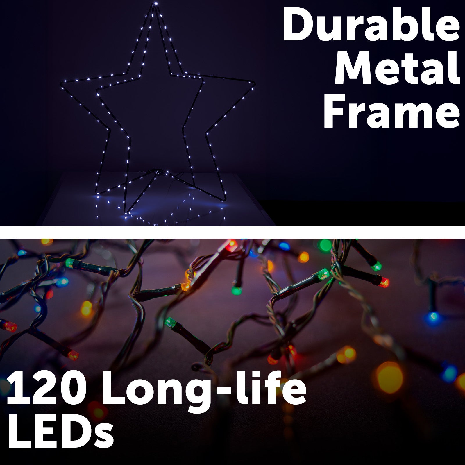 Arlec 80cm Low Voltage Christmas Star With Remote Control