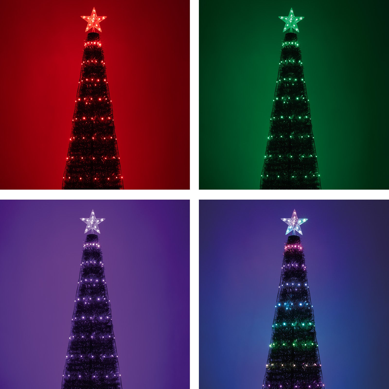 Arlec 1.9m 180 LED Low Voltage Pop-Up Christmas Tree
