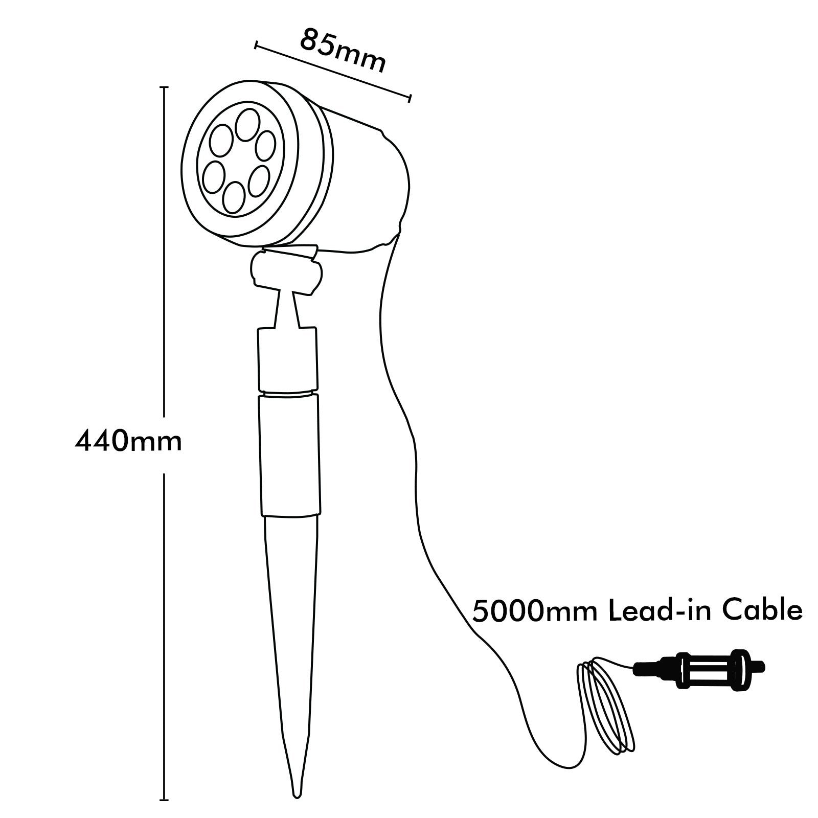 Arlec Low Voltage LED Christmas Projector Light