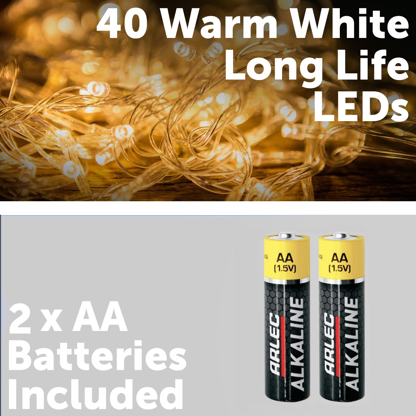 Arlec's 31cm Battery-Powered Starburst Tree Topper