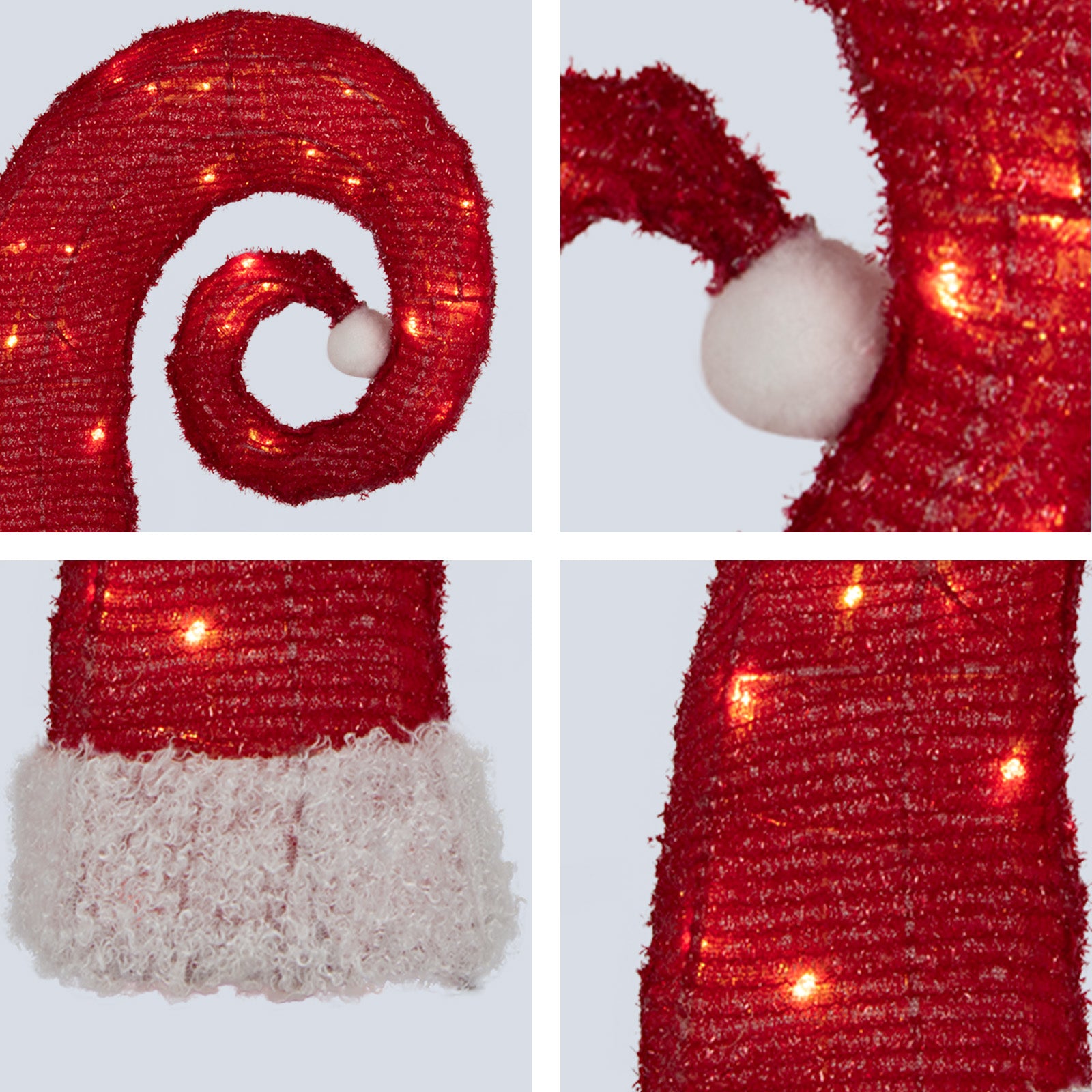 Arlec 33cm Battery Operated Santa Hat Tree Topper