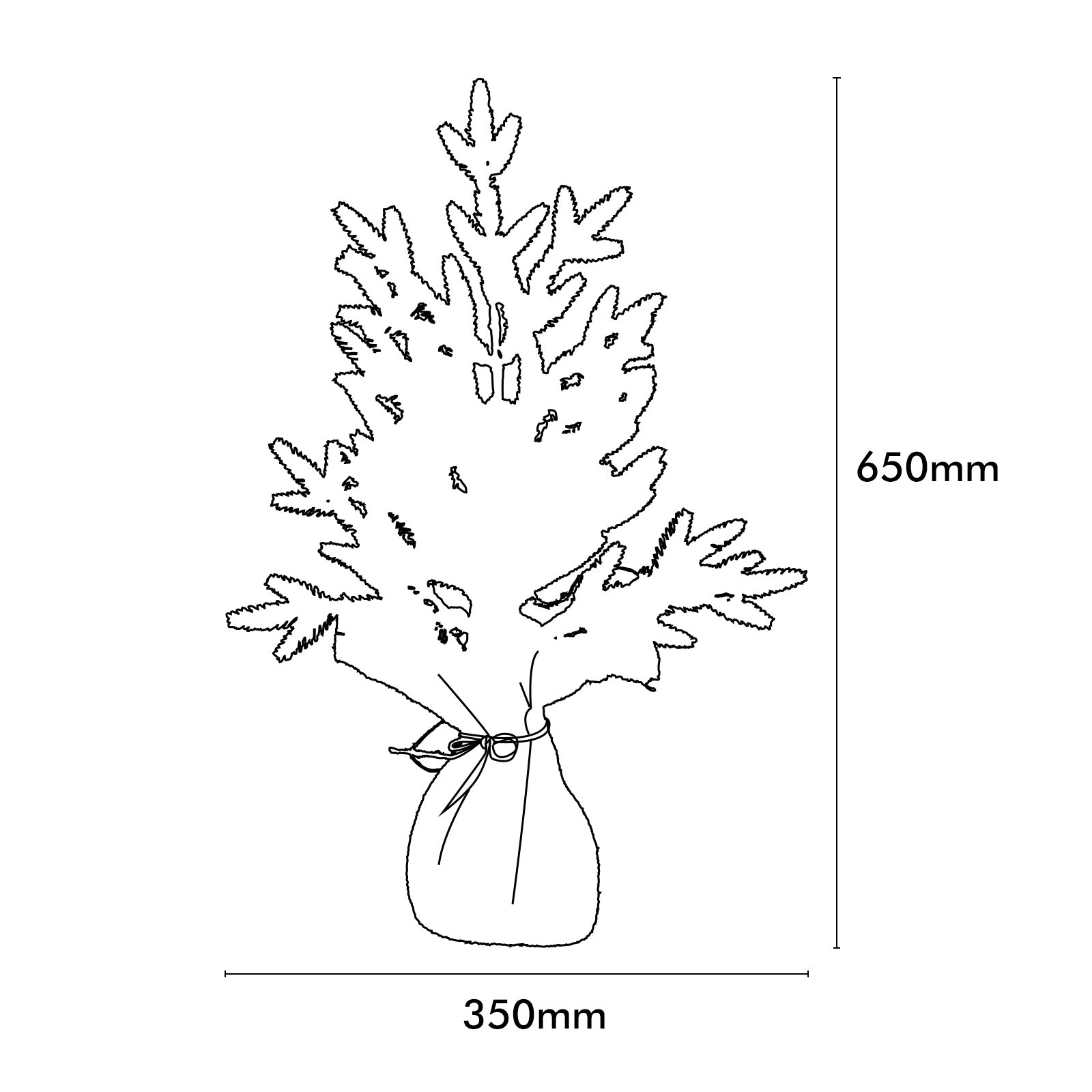 Arlec 65cm Battery Powered Christmas Tree
