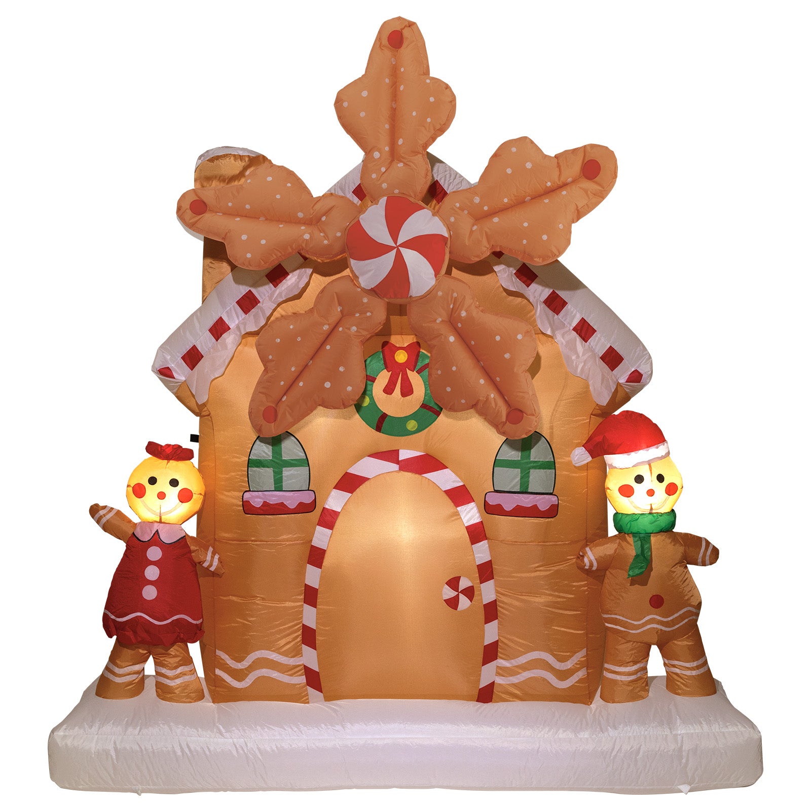 Arlec 1.8m Inflatable Rotating Gingerbread House