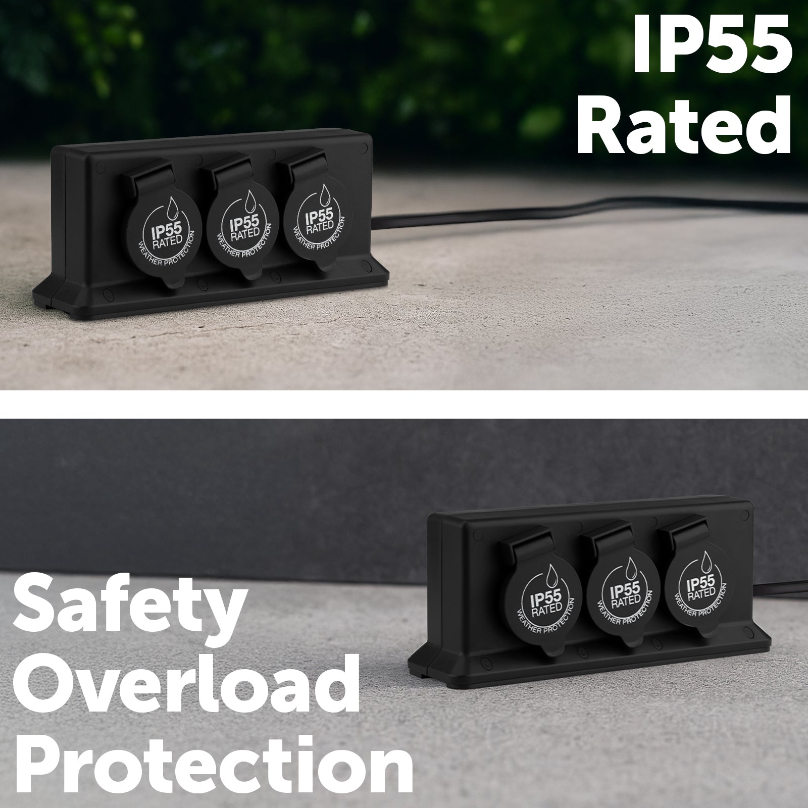 Arlec IP55 6 Outlet Weatherproof Powerboard With Surge Protection