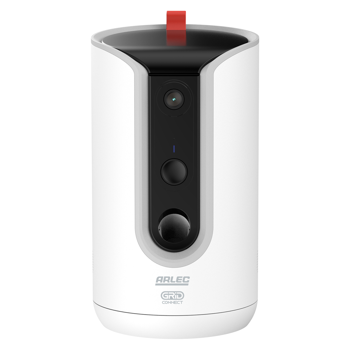 Arlec White Grid Connect Smart Treat Dispenser With Camera