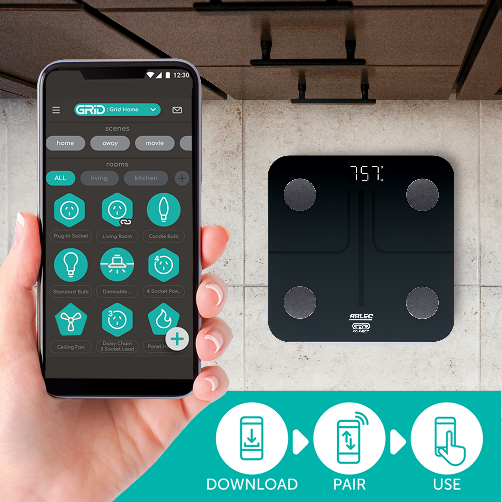 Arlec Grid Connect Smart Body Analysis Scale