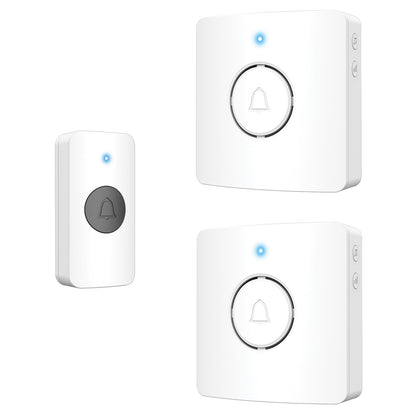 Arlec Premium 38 Sound Battery Powered Wireless Door Chime - Twin Pack – battery powered doorbell, twin pack door chime, smart wireless chime