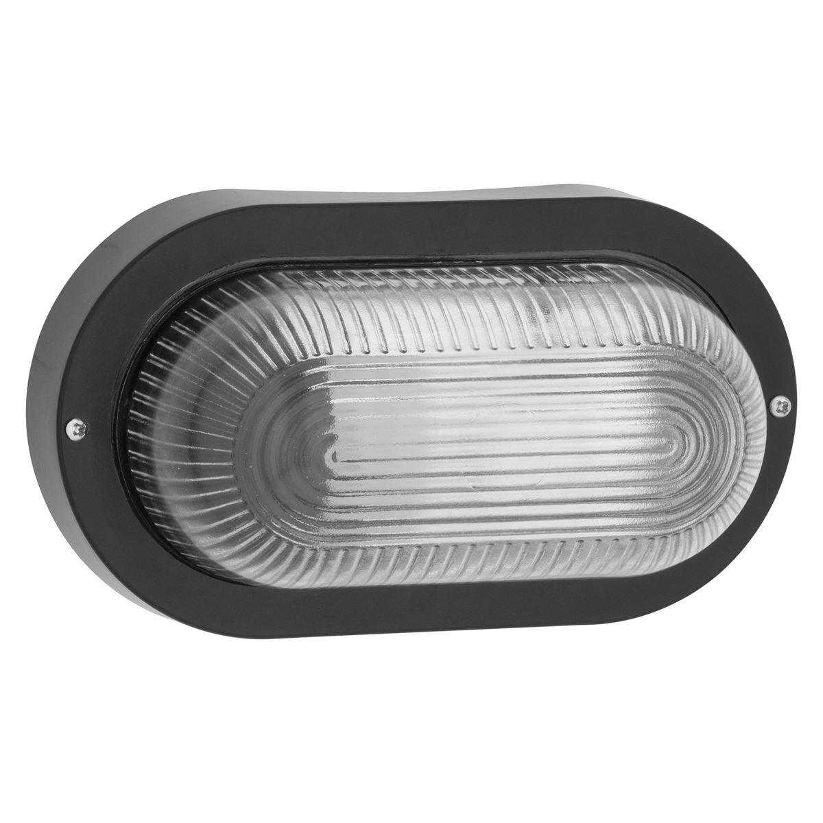 Arlec Black Bulkhead Oval Bunker Light
