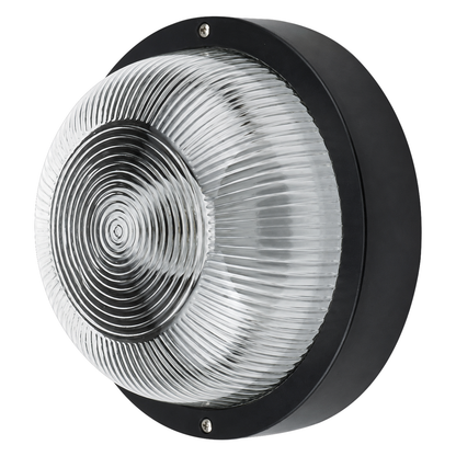Arlec Black Large Base Frosted Glass Diffuser Oval Bunker
