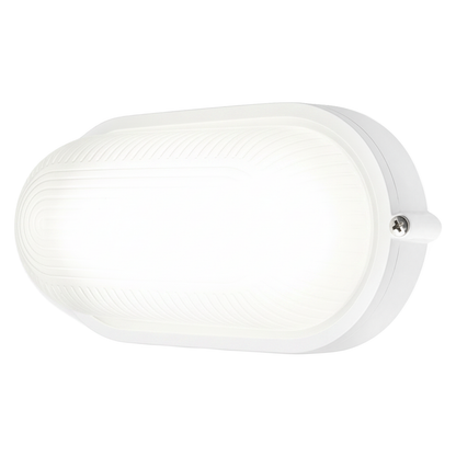 Arlec White Large Base Frosted Glass Diffuser Oval Bunker