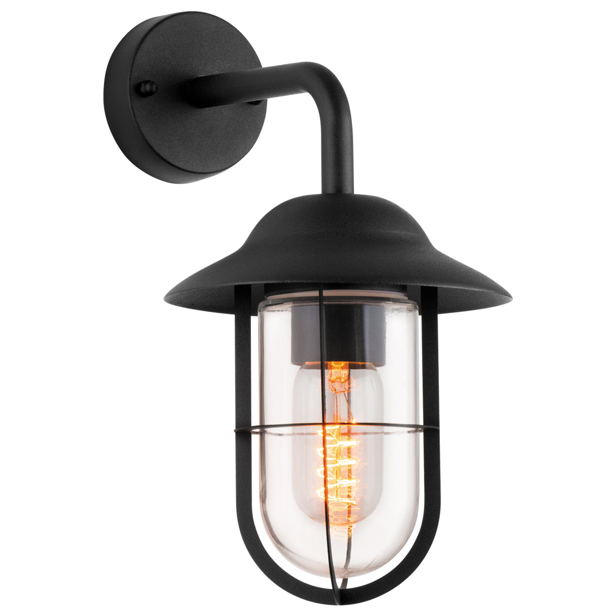 Arlec Ashton Black Wall Light