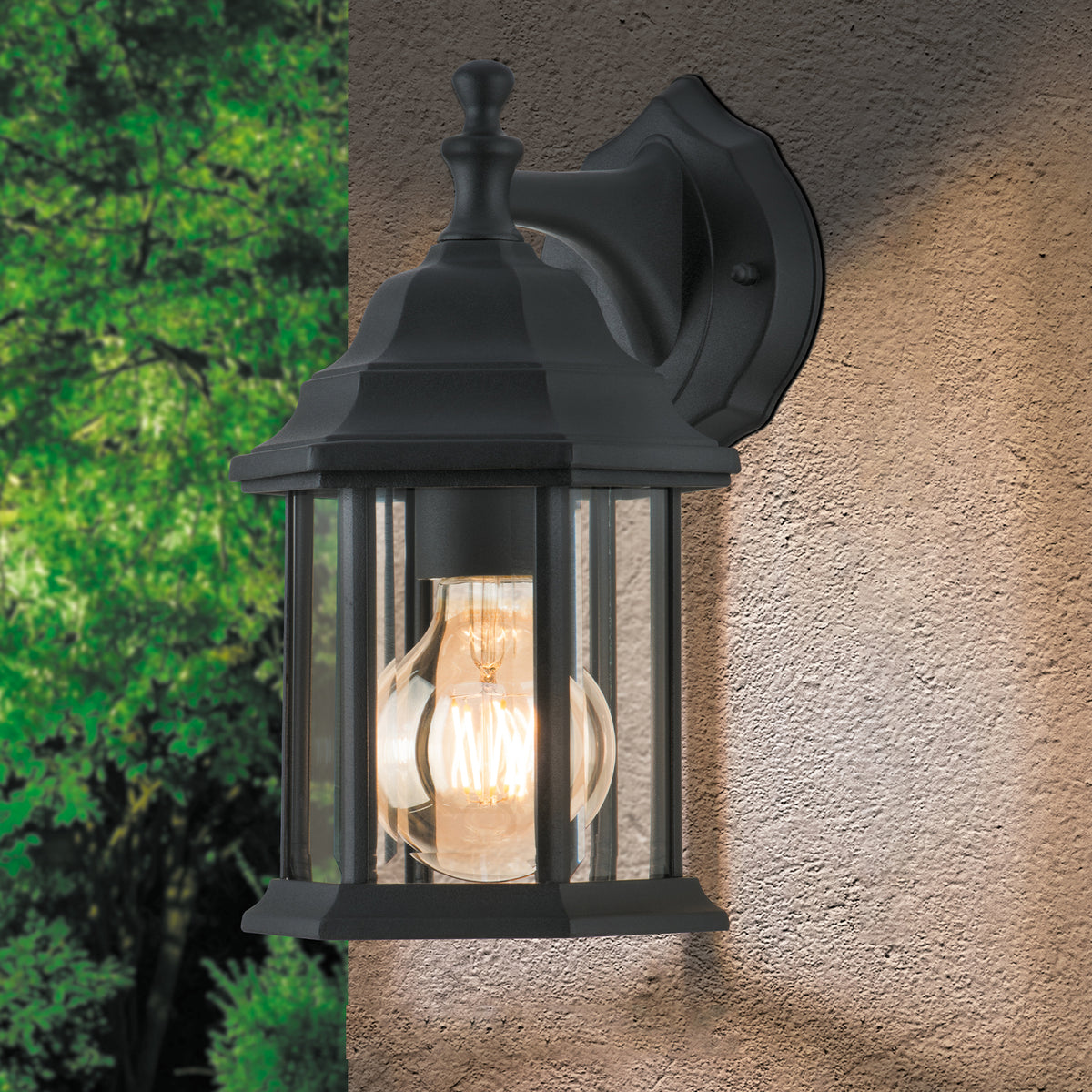 Arlec Halton Black Exterior Coach Light