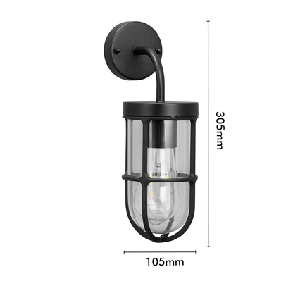 Arlec Black Norwest Wall Light
