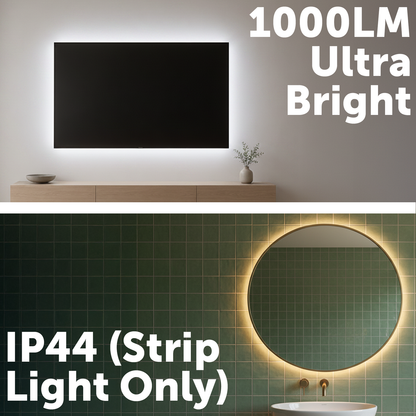 Arlec Grid Connect 2m Smart Dotless CCT COB Strip Light