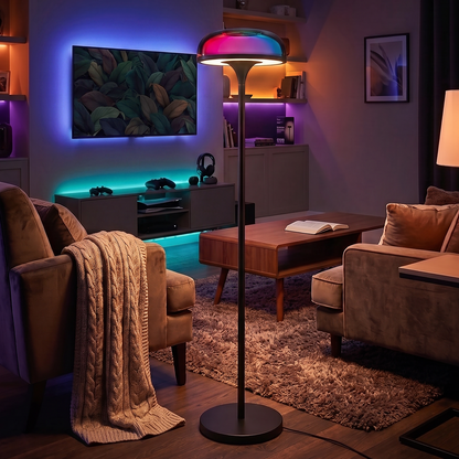 Arlec Grid Connect Smart Tri-Zone Floor Lamp