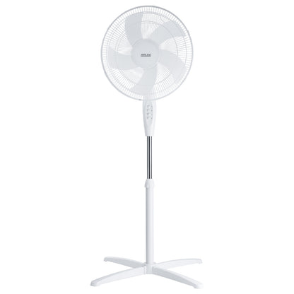 Arlec 40cm White 5 Blade Pedestal Fan