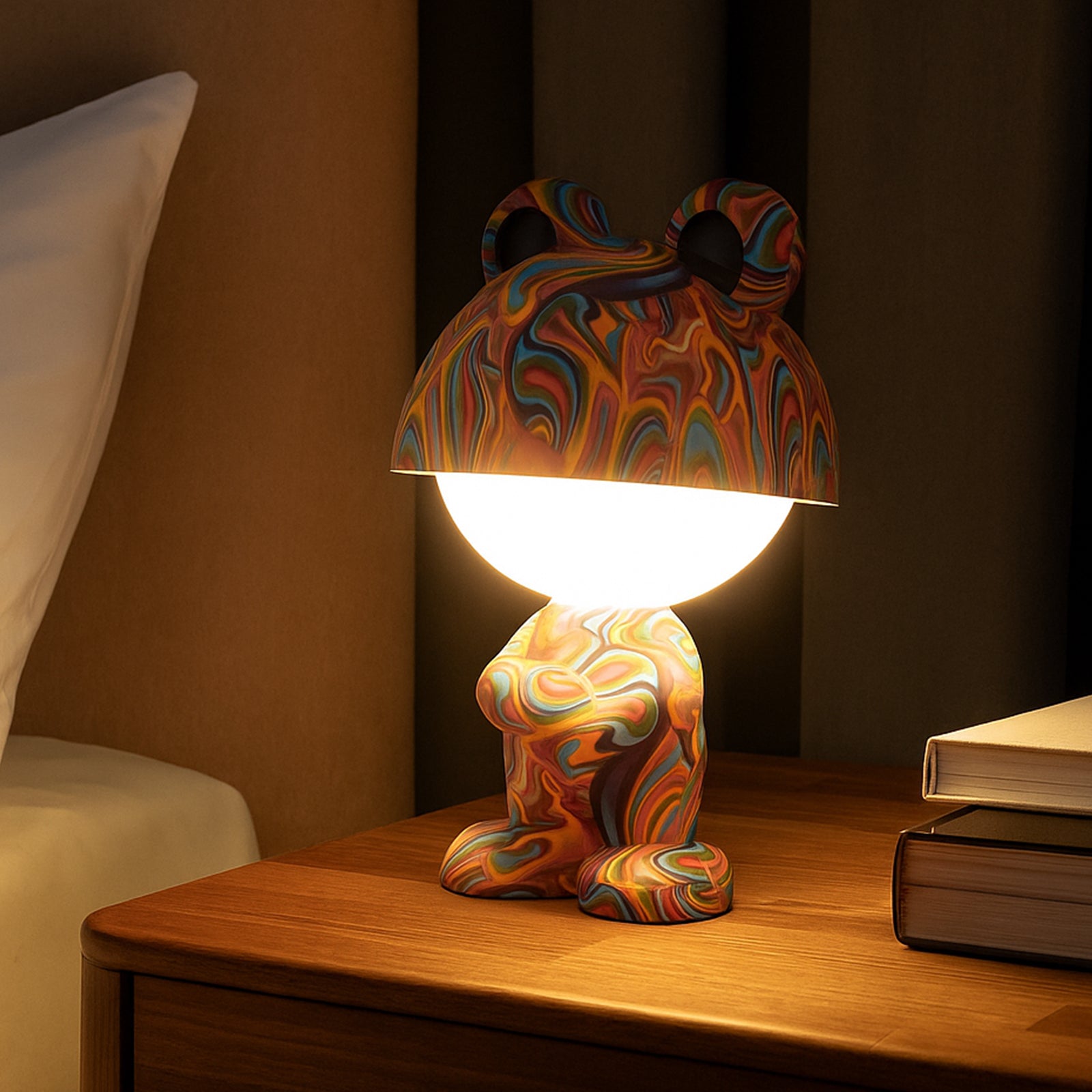 Arlec Small Graffiti Standing Frog