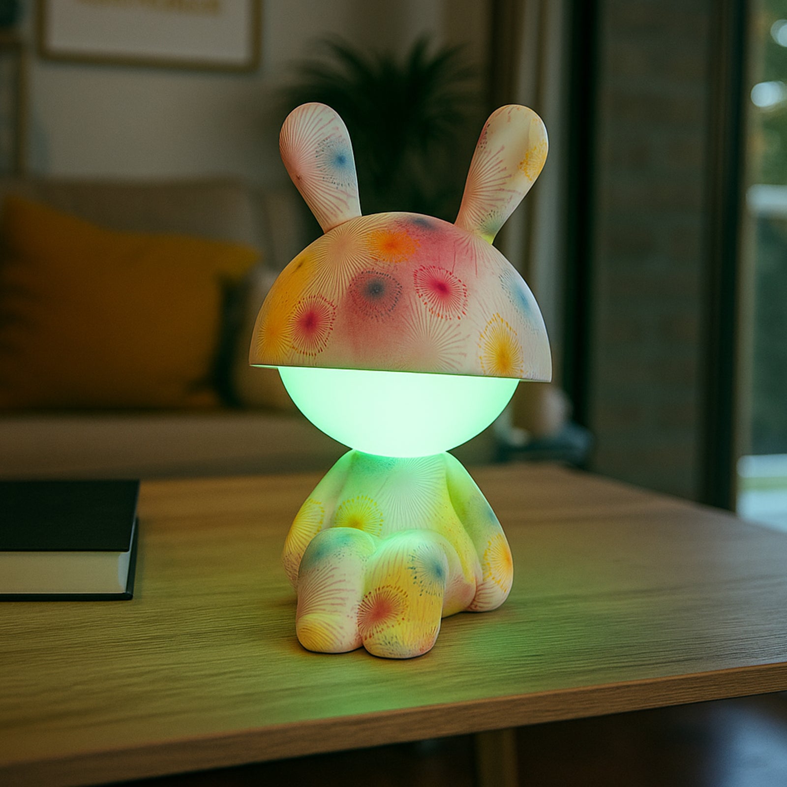 Arlec Small Graffiti Sitting Rabbit