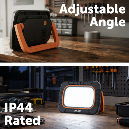 Arlec 10W 800lm Rechargeable LED Worklight