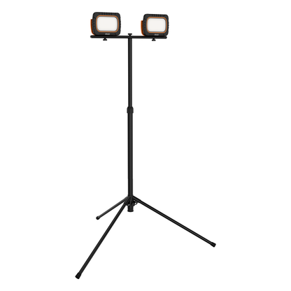 Arlec 40W 4000lm Rechargeable Dual Head LED Tripod Worklight