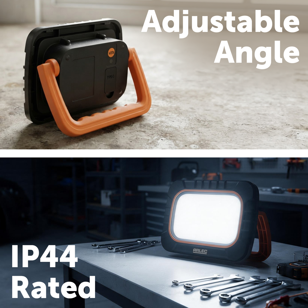 Arlec 20W 2000lm Rechargeable LED Worklight