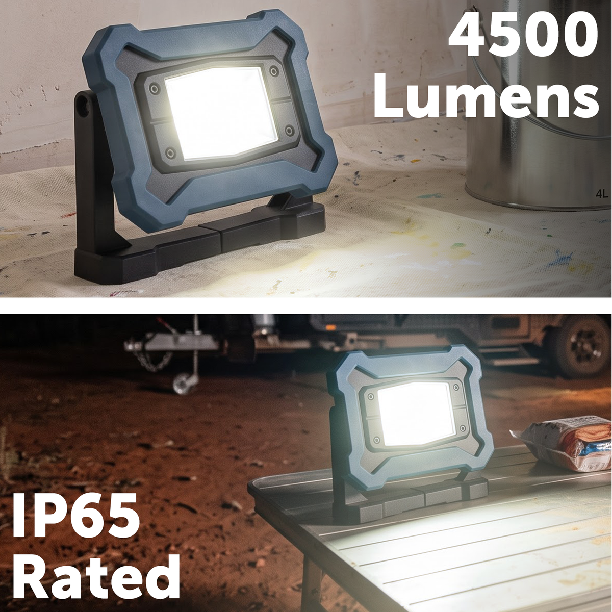 Arlec 60W 4500lm Rechargeable LED Worklight