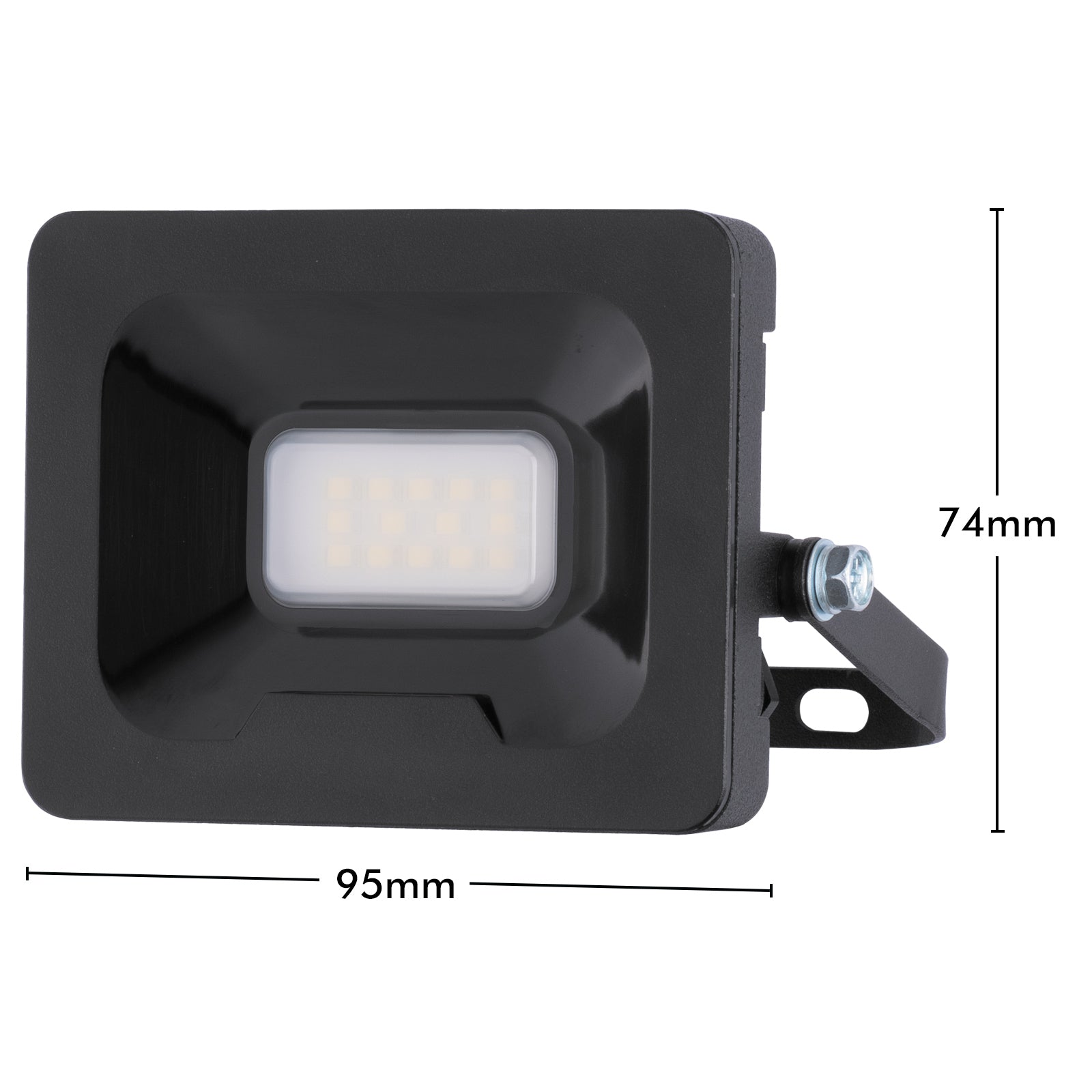 Arlec 10W LED DIY security floodlight – outdoor adjustable floodlight with aluminium IP65 housing and 100° beam