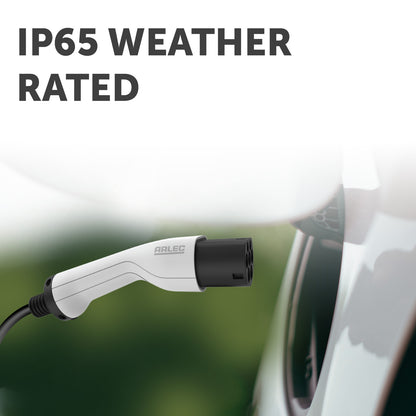 22kW EV Charging Cable by Arlec, 7m IP65-rated, 32A three-phase, Type 2 connector for Tesla and compatible EVs
