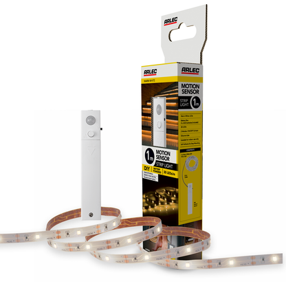 Arlec 1m WW LED Battery Sensor Strip Light